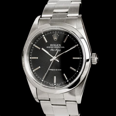 rolex air king 14000 leather|air king Rolex price.